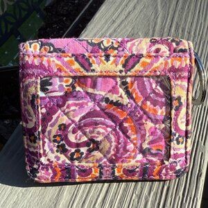 Vera Bradley “Stained Glass Medallion” Zip Around Wallet w/Coin Purse (EUC)